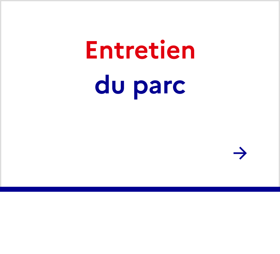 Entretien du parc