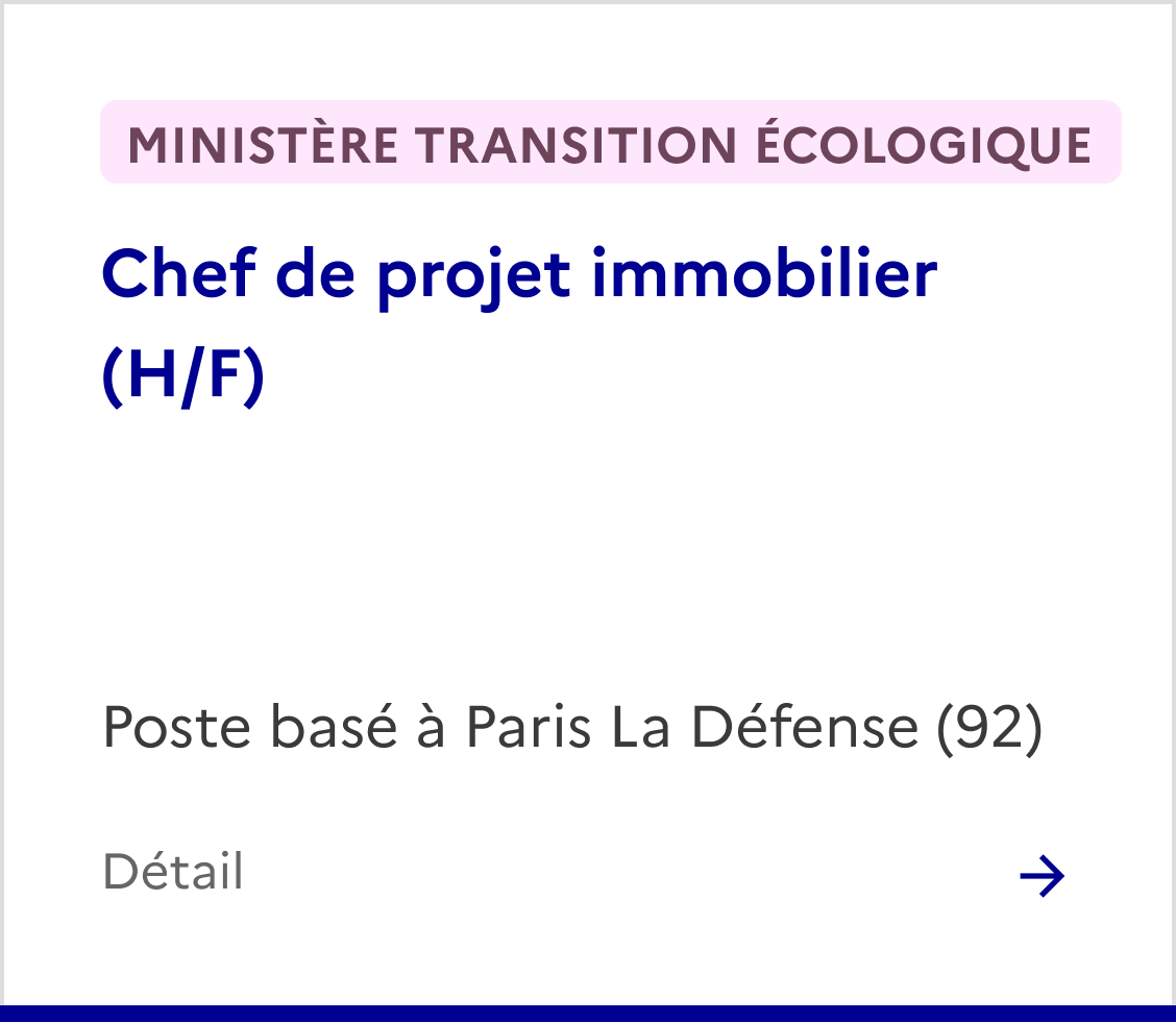 Offre emploi