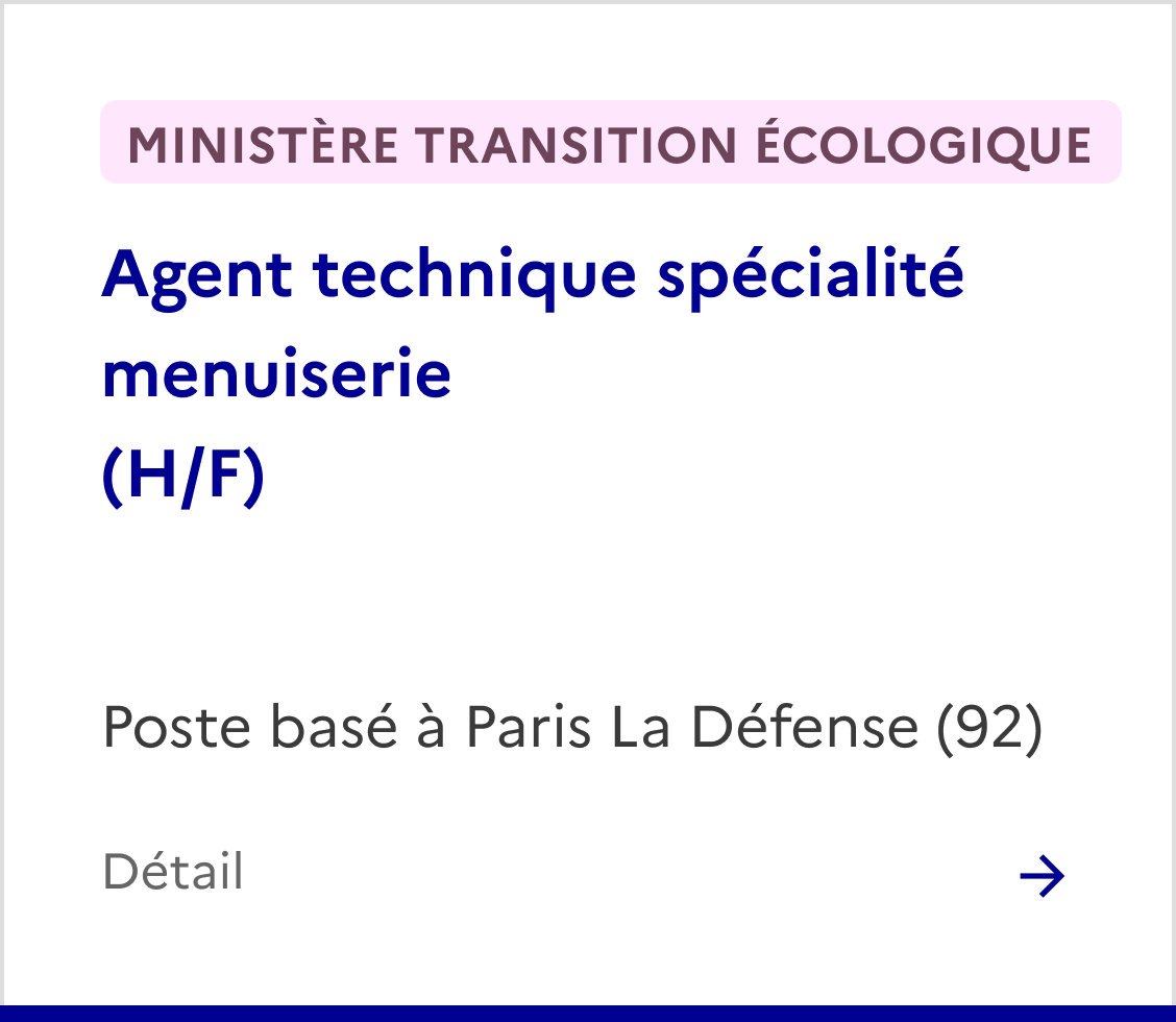 offre emploi