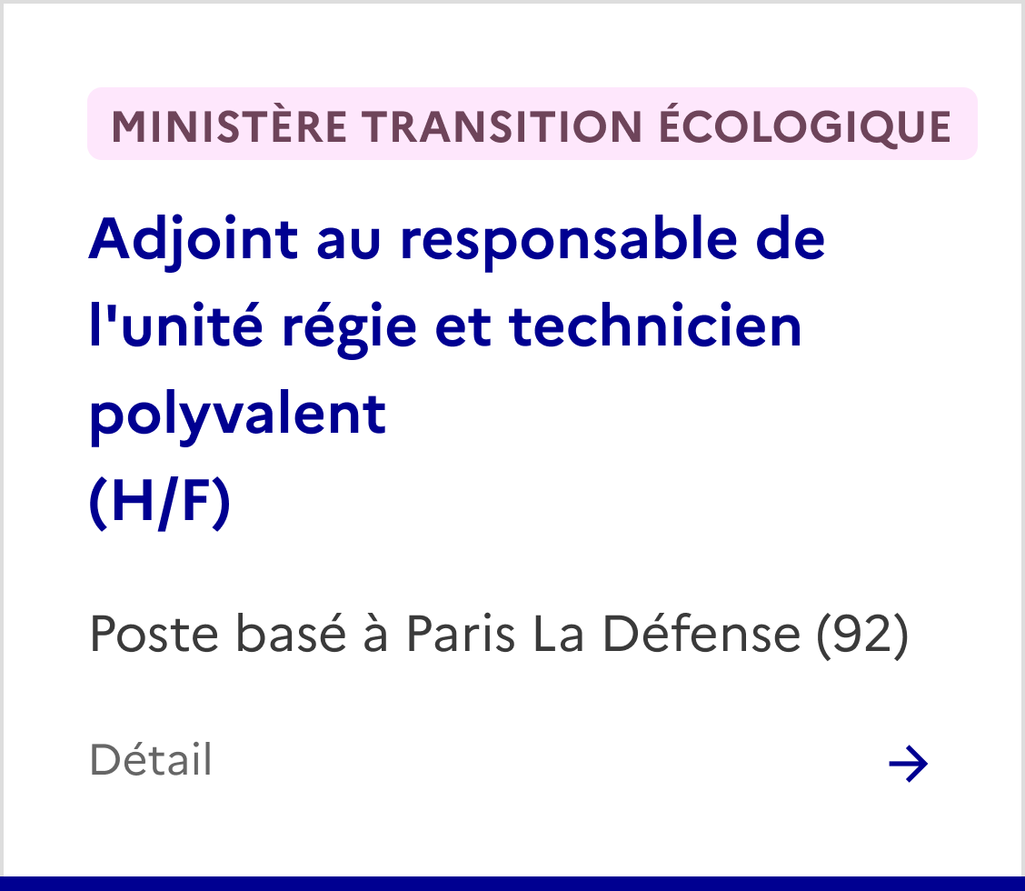 offre emploi