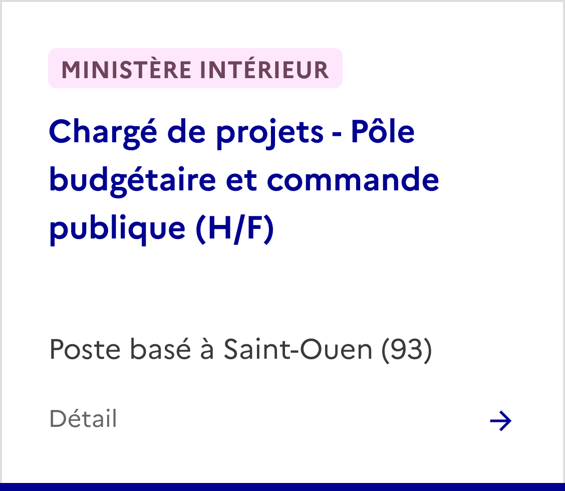 Offre emploi