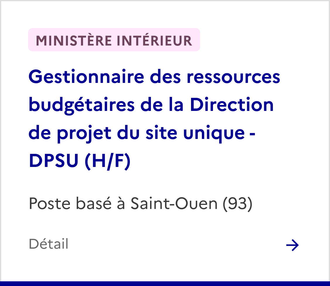 Offre emploi